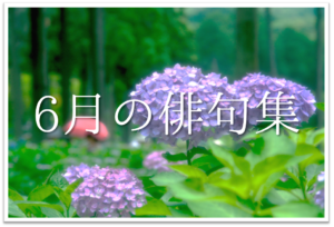 【6月の有名俳句 20選】すごく上手い!!季語を含んだおすすめ俳句作品集を紹介！