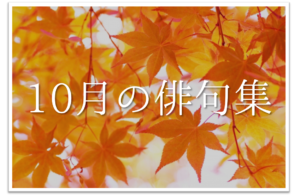 【10月の有名俳句 30選】すごく上手い!!季語を含んだおすすめ俳句作品集を紹介！