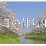 【4月おすすめ俳句作品 30選】春の季語!!小学生/中学生の俳句作りの参考になる句を紹介