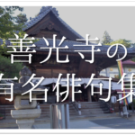 【奈良の有名俳句 40選】春・夏・秋・冬の季語!!有名俳人が詠んだおすすめ句を紹介