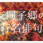 【跳び箱の突き手一瞬冬が来る】俳句の季語や意味･表現技法･鑑賞･作者など徹底解説!!