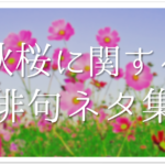 【秋の俳句 45選】中学生向け!!秋の季語を使った俳句例(一覧)を紹介!